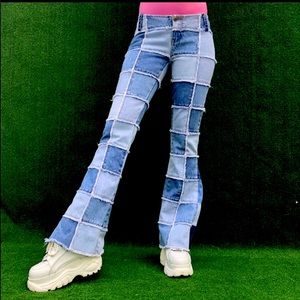 Zana. Di Vintage Patch jeans